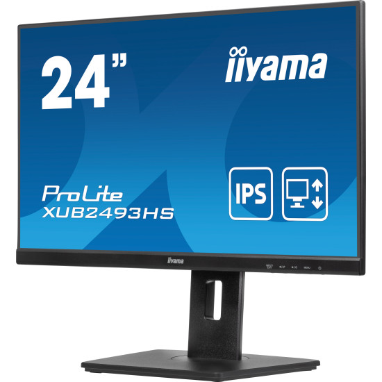 iiyama ProLite XUB2493HS-B6 computer monitor 60.5 cm (23.8") 1920 x 1080 pixels Full HD LED Black iiyama ProLite XUB2493HS-B6 computer monitor 60.5 cm (23.8") 1920 x 1080 pixels Full HD LED Black