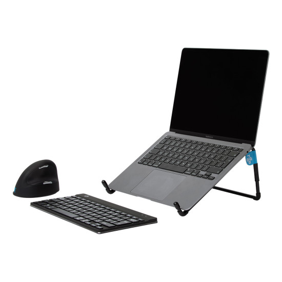 R-Go Tools Laptop stand R-Go Steel Travel, ergonomic and foldable, suitable for 10-22 inch laptop, black R-Go Tools Laptop stand R-Go Steel Travel, ergonomic and foldable, suitable for 10-22 inch laptop, black