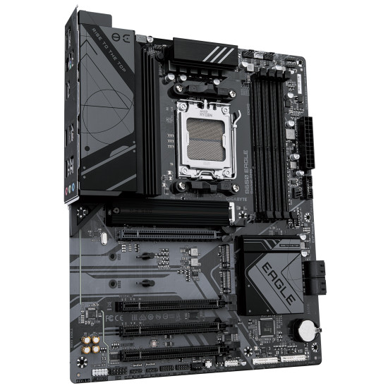 Mainboard|GIGABYTE|AMD B650|SAM5|ATX|Memory DDR5|Memory slots 4|1xPCI-Express 16x|3xPCI-Express 3.0 16x|3xM.2|1xHDMI|1xDisplayPort|1xAudio-In|1xAudio-Out|1xMicrophone|6xUSB 2.0|2xUSB 3.2|1xUSB-C|1xPS/2|1xRJ45|B650EAGLE Mainboard|GIGABYTE|AMD B650|SAM5|ATX|Memory DDR5|Memory slots 4|1xPCI-Express 16x|3xPCI-Express 3.0 16x|3xM.2|1xHDMI|1xDisplayPort|1xAudio-In|1xAudio-Out|1xMicrophone|6xUSB 2.0|2xUSB 3.2|1xUSB-C|1xPS/2|1xRJ45|B650EAGLE