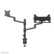 Neomounts DS20-425BL2 Monitor arm with laptop holder 17-27" - space saving Neomounts DS20-425BL2 Monitor arm with laptop holder 17-27" - space saving