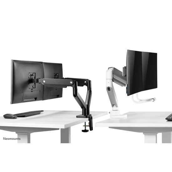 Neomounts DS75-450WH2 Monitor arm 17-32" - gas spring - Topfix - 180°-stop