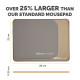 (New)  Breyta XL Mousepad Sand