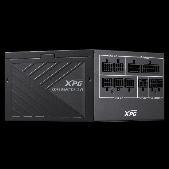 Power Supply|ADATA|CORE REACTOR II VE|750 Watts|Efficiency 80 PLUS GOLD|PFC Active|MTBF 100000 hours|COREREACTORIIVE750G-BKCEU Power Supply|ADATA|CORE REACTOR II VE|750 Watts|Efficiency 80 PLUS GOLD|PFC Active|MTBF 100000 hours|COREREACTORIIVE750G-BKCEU