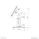 Neomounts SPEAKER-W100 Speaker holder - universal - full motion Neomounts SPEAKER-W100 Speaker holder - universal - full motion