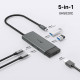 TP-Link UH5020C interface hub USB Type-C 5000 Mbit/s Grey TP-Link UH5020C interface hub USB Type-C 5000 Mbit/s Grey