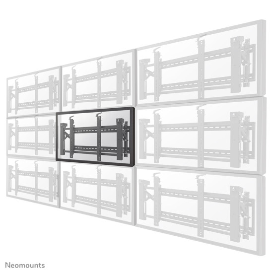 NEWSTAR FLAT SCREEN WALL MOUNT FOR VIDEO WALLS (POP-OUT / STRETCHABLE) 32-75" BLACK