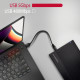 Axagon EE35-GTR USB-C 5Gbps - SATA 6G, 3.5 RIBBED box BLACK - USB Typ C HDD enclosure 3.5" Axagon EE35-GTR USB-C 5Gbps - SATA 6G, 3.5 RIBBED box BLACK - USB Typ C HDD enclosure 3.5"