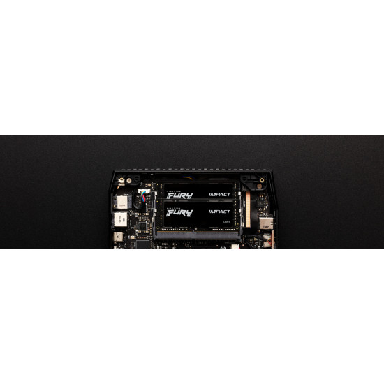 32GB 3200MT/s DDR4 CL20 SODIMM (Kit of 2) FURY Impact 32GB 3200MT/s DDR4 CL20 SODIMM (Kit of 2) FURY Impact