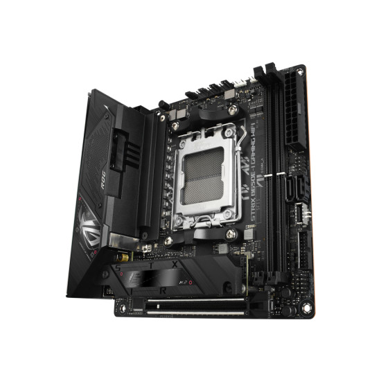 Mainboard|ASUS|AMD B650|SAM5|Mini-ITX|Memory DDR5|Memory slots 2|1xPCI-Express 5.0 16x|2xM.2|1xHDMI|2xAudio-In|1xAudio-Out|2xUSB 2.0|4xUSB 3.2|2xUSB-C|1xOptical S/PDIF|1xRJ45|2xRF-Out|STRIXB650E-IGAMINGWIFI Mainboard|ASUS|AMD B650|SAM5|Mini-ITX|Memory DDR5|Memory slots 2|1xPCI-Express 5.0 16x|2xM.2|1xHDMI|2xAudio-In|1xAudio-Out|2xUSB 2.0|4xUSB 3.2|2xUSB-C|1xOptical S/PDIF|1xRJ45|2xRF-Out|STRIXB650E-IGAMINGWIFI
