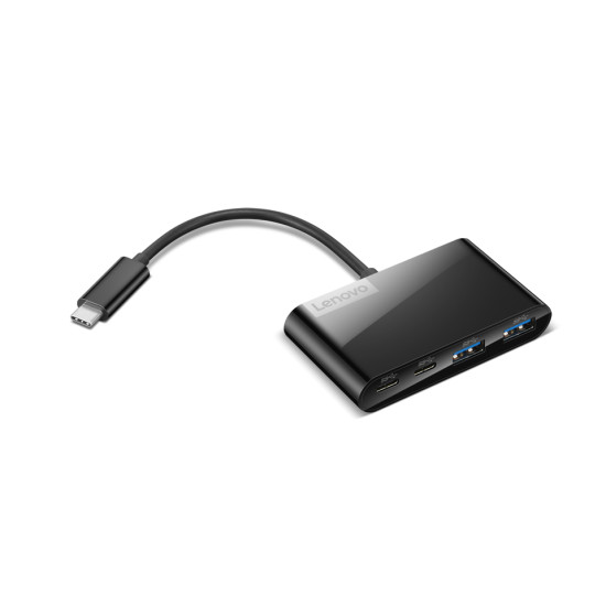 Lenovo GX91L84354 interface hub USB 3.2 Gen 1 (3.1 Gen 1) Type-C 625 Mbit/s Black
