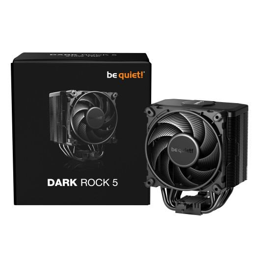 be quiet! DARK ROCK 5 Processor Air cooler 12 cm Black 1 pc(s) be quiet! DARK ROCK 5 Processor Air cooler 12 cm Black 1 pc(s)