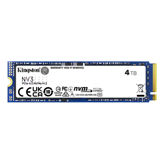 Kingston Technology 4000G NV3 M.2 2280 NVMe SSD Kingston Technology 4000G NV3 M.2 2280 NVMe SSD