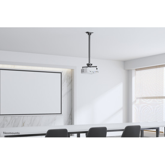 Neomounts CL25-550BL1 Beamer ceiling mount - h 74,5-114,5 cm - easy-install - full motion Neomounts CL25-550BL1 Beamer ceiling mount - h 74,5-114,5 cm - easy-install - full motion