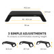 Fellowes Computer Monitor Stand with 3 Height Adjustments - Hana LT Monitor Riser - Ergonomic Adjustable Monitor Stand for Computers - Max Weight 22.6KG - Black Fellowes Computer Monitor Stand with 3 Height Adjustments - Hana LT Monitor Riser - Ergonomic Adjustable Monitor Stand for Computers - Max Weight 22.6KG - Black