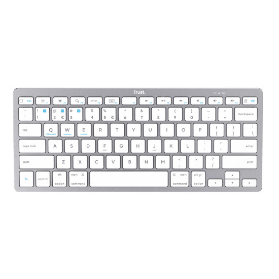 Trust 24651 keyboard Universal Bluetooth QWERTY US English Silver Trust 24651 keyboard Universal Bluetooth QWERTY US English Silver