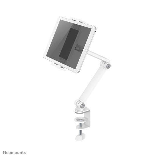 Neomounts DS15-545WH1 Tablet holder desk clamp 4.7-12.9" - universal - full motion Neomounts DS15-545WH1 Tablet holder desk clamp 4.7-12.9" - universal - full motion
