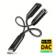 Axagon ADA-HCPD audio cable 0.1 m USB-C, 3.5 mm USB-C Black Axagon ADA-HCPD audio cable 0.1 m USB-C, 3.5 mm USB-C Black