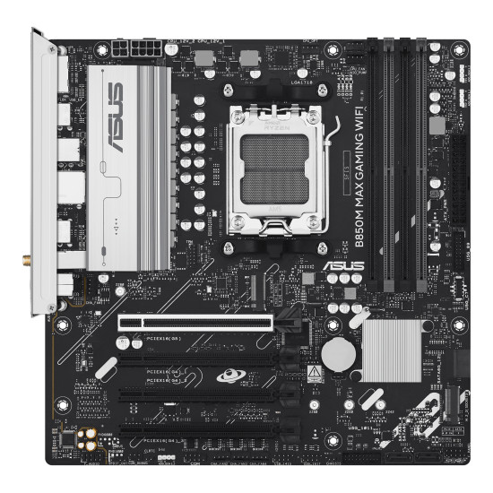 ASUS B850M MAX GAMING WIFI AMD B850 Socket AM5 micro ATX ASUS B850M MAX GAMING WIFI AMD B850 Socket AM5 micro ATX