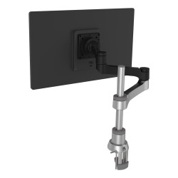 Monitor arm R-Go Zepher Single, fully adjustable, 0-8 Kg load capacity, 100% circular, black