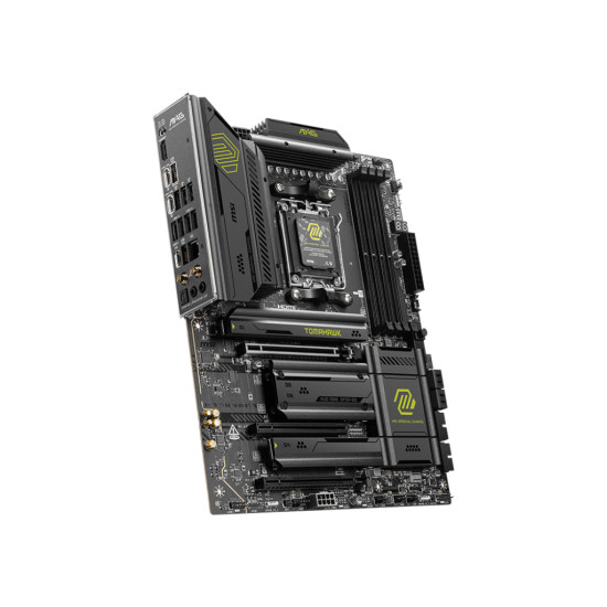 Mainboard|MSI|AMD X870E|SAM5|ATX|Memory DDR5|Memory slots 4|3xPCI-Express 16x|4xM.2|1xAudio-In|1xAudio-Out|4xUSB 2.0|2xUSB 3.2|3xUSB-C|1xRJ45|MAGX870ETOMAHAWKWIFI Mainboard|MSI|AMD X870E|SAM5|ATX|Memory DDR5|Memory slots 4|3xPCI-Express 16x|4xM.2|1xAudio-In|1xAudio-Out|4xUSB 2.0|2xUSB 3.2|3xUSB-C|1xRJ45|MAGX870ETOMAHAWKWIFI