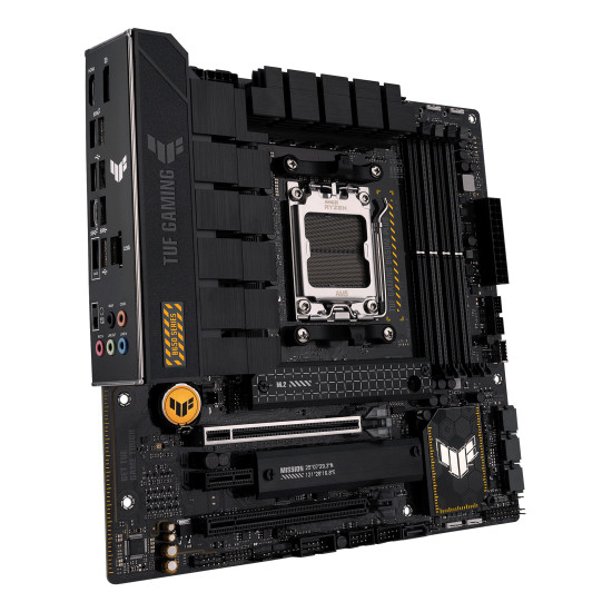 Mainboard|ASUS|AMD B650|SAM5|MicroATX|Memory DDR5|Memory slots 4|1xPCI-Express 4.0 1x|2xPCI-Express 4.0 16x|2xM.2|1xHDMI|1xDisplayPort|4xUSB 2.0|3xUSB 3.2|1xUSB-C|1xRJ45|5xAudio port|TUFGAMINGB650M-PLUS Mainboard|ASUS|AMD B650|SAM5|MicroATX|Memory DDR5|Memory slots 4|1xPCI-Express 4.0 1x|2xPCI-Express 4.0 16x|2xM.2|1xHDMI|1xDisplayPort|4xUSB 2.0|3xUSB 3.2|1xUSB-C|1xRJ45|5xAudio port|TUFGAMINGB650M-PLUS