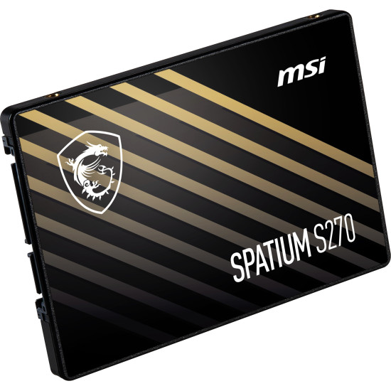 SSD|MSI|SPATIUM S270|480GB|SATA|3D NAND|Write speed 450 MBytes/sec|Read speed 500 MBytes/sec|2,5"|TBW 250 TB|MTBF 2000000 hours|S78-440E350-P83 SSD|MSI|SPATIUM S270|480GB|SATA|3D NAND|Write speed 450 MBytes/sec|Read speed 500 MBytes/sec|2,5"|TBW 250 TB|MTBF 2000000 hours|S78-440E350-P83
