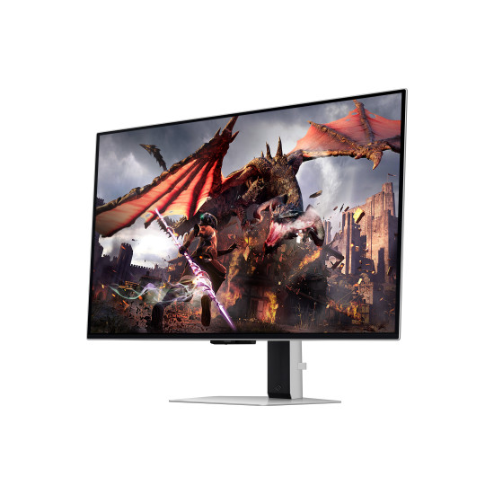 Monitor|SAMSUNG|32"|Gaming/Smart/4K|Panel OLED|3840x2160|16:9|0.03 ms|Speakers|Swivel|Pivot|Height adjustable|Tilt|Colour Silver|LS32DG802SUXDU Monitor|SAMSUNG|32"|Gaming/Smart/4K|Panel OLED|3840x2160|16:9|0.03 ms|Speakers|Swivel|Pivot|Height adjustable|Tilt|Colour Silver|LS32DG802SUXDU