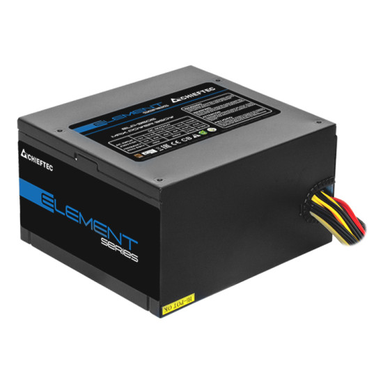 Power Supply|CHIEFTEC|500 Watts|Efficiency 80 PLUS BRONZE|PFC Active|ELP-500S Power Supply|CHIEFTEC|500 Watts|Efficiency 80 PLUS BRONZE|PFC Active|ELP-500S