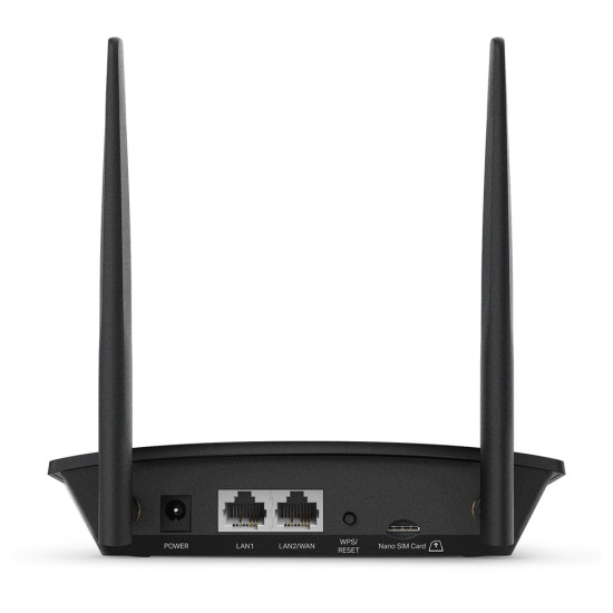 TP-Link TL-MR100 wireless router Fast Ethernet Single-band (2.4 GHz) 4G Black TP-Link TL-MR100 wireless router Fast Ethernet Single-band (2.4 GHz) 4G Black