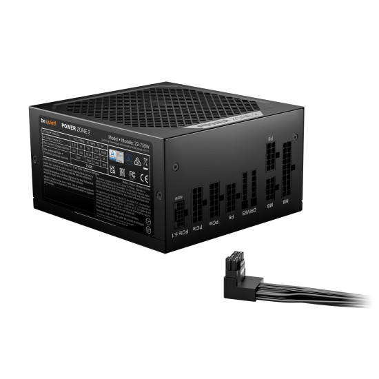 be quiet! POWER ZONE 2 750W power supply unit 20+4 pin ATX ATX Black be quiet! POWER ZONE 2 750W power supply unit 20+4 pin ATX ATX Black