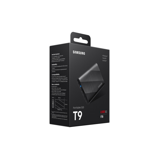 Samsung MU-PG1T0B 1 TB USB Type-C 3.2 Gen 2 (3.1 Gen 2) Black Samsung MU-PG1T0B 1 TB USB Type-C 3.2 Gen 2 (3.1 Gen 2) Black