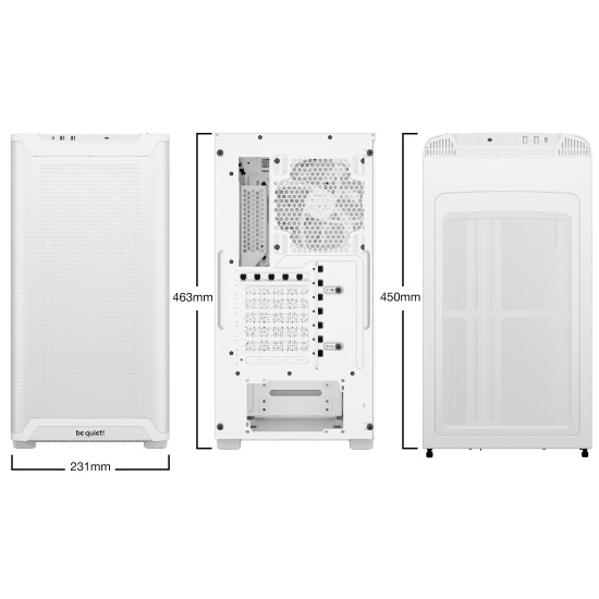 be quiet! Pure Base 501 LX White Midi Tower be quiet! Pure Base 501 LX White Midi Tower