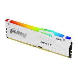 128GB 5600MT/s DDR5 CL40 DIMM (Kit of 4) FURY Beast White RGB XMP
