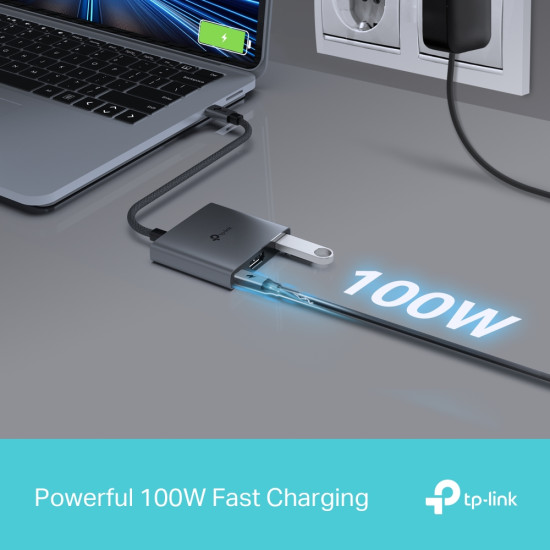 TP-Link UH3020C interface hub USB Type-C 5000 Mbit/s Grey TP-Link UH3020C interface hub USB Type-C 5000 Mbit/s Grey