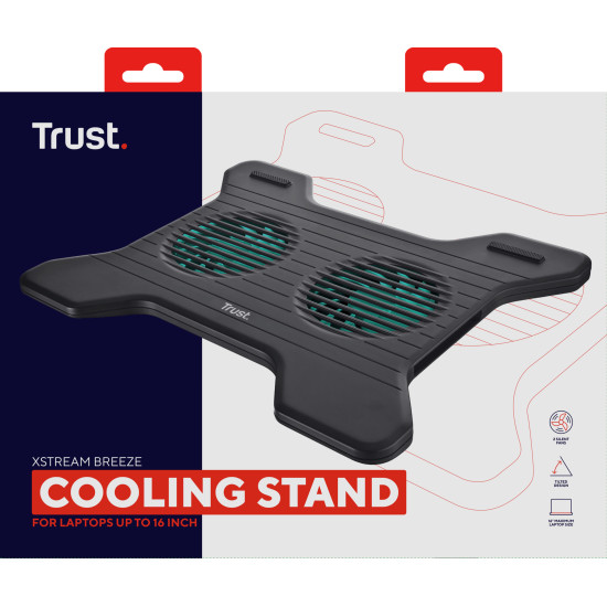 Trust Breeze laptop cooling pad 40.6 cm (16")