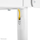 NEWSTAR MOBILE FLAT SCREEN FLOOR STAND (HEIGHT: 160 CM) 37-70" WHITE