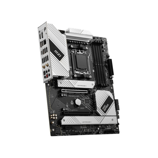 Mainboard|MSI|AMD B650|SAM5|ATX|Memory DDR5|Memory slots 4|1xPCI-Express 3.0 1x|1xPCI-Express 4.0 2x|1xPCI-Express 4.0 16x|3xM.2|1xHDMI|1xDisplayPort|2xUSB 2.0|7xUSB 3.2|1xUSB-C|1xOptical S/PDIF|1xRJ45|3xAudio port|PROB650-AWIFI Mainboard|MSI|AMD B650|SAM5|ATX|Memory DDR5|Memory slots 4|1xPCI-Express 3.0 1x|1xPCI-Express 4.0 2x|1xPCI-Express 4.0 16x|3xM.2|1xHDMI|1xDisplayPort|2xUSB 2.0|7xUSB 3.2|1xUSB-C|1xOptical S/PDIF|1xRJ45|3xAudio port|PROB650-AWIFI