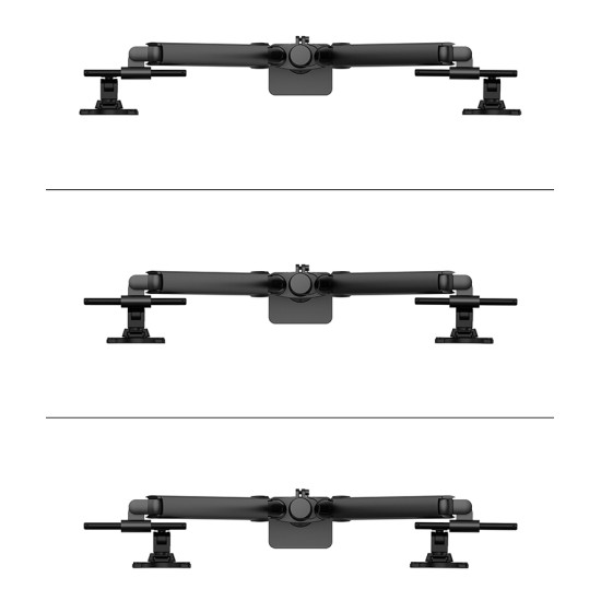 Neomounts DS65S-950BL2 Monitor arm 24-34" - gas spring - Topfix - multi-adjustable - 180°-stop Neomounts DS65S-950BL2 Monitor arm 24-34" - gas spring - Topfix - multi-adjustable - 180°-stop