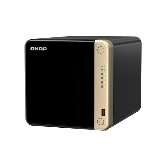 QNAP TS-464 NAS Tower Intel® Celeron® N5095 8 GB DDR4 0 TB QNAP QTS Black QNAP TS-464 NAS Tower Intel® Celeron® N5095 8 GB DDR4 0 TB QNAP QTS Black