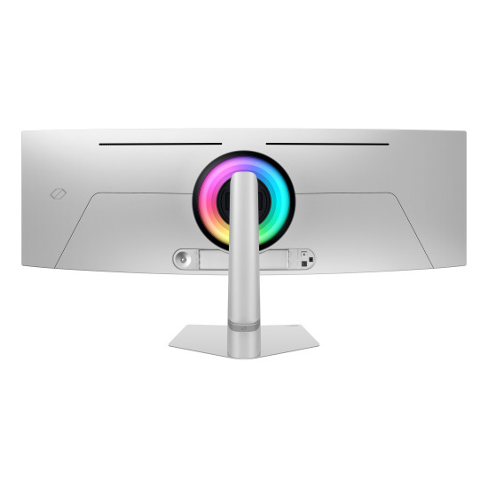 Samsung G93SD computer monitor 124.5 cm (49") 5120 x 1440 pixels Dual QHD OLED Silver Samsung G93SD computer monitor 124.5 cm (49") 5120 x 1440 pixels Dual QHD OLED Silver