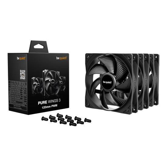 CASE FAN 120MM PURE WINGS 3/PWM 3-PACK BL141 BE QUIET