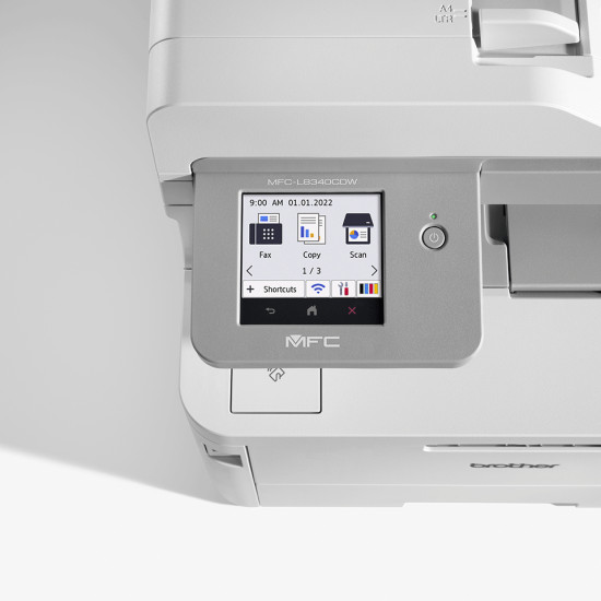 Brother MFC-L8340CDW multifunction printer LED 600 x 2400 DPI 30 ppm Wi-Fi Brother MFC-L8340CDW multifunction printer LED 600 x 2400 DPI 30 ppm Wi-Fi