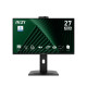 MSI Pro MP275QPDG 27 Inch Monitor, QHD (2560 x 1440), 100Hz, IPS, 1ms, 2x HDMI 2.0b, 1x DP 1.2a input, 1x DP 1.2a output, 1x Type-C (DP alt.) w/ 98W PD, 1x LAN, 4xUSB 5Gbps Type-A, 1x USB 5Gbps Type-B, Built-in Speakers, Webcam, Daisy Chain, HDR Ready, An MSI Pro MP275QPDG 27 Inch Monitor, QHD (2560 x 1440), 100Hz, IPS, 1ms, 2x HDMI 2.0b, 1x DP 1.2a input, 1x DP 1.2a output, 1x Type-C (DP alt.) w/ 98W PD, 1x LAN, 4xUSB 5Gbps Type-A, 1x USB 5Gbps Type-B, Built-in Speakers, Webcam, Daisy Chain, HDR Ready, An