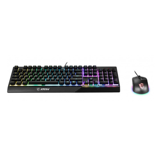 VIGOR GK30 COMBO RGB MEMchanical Gaming Keyboard + Clutch GM11 Gaming Mouse ' UK Layout, 6-Zone RGB Lighting Keyboard, Dual-Zone RGB Lighting Mouse, 5000 DPI Optical Sensor, RGB Mystic Light'