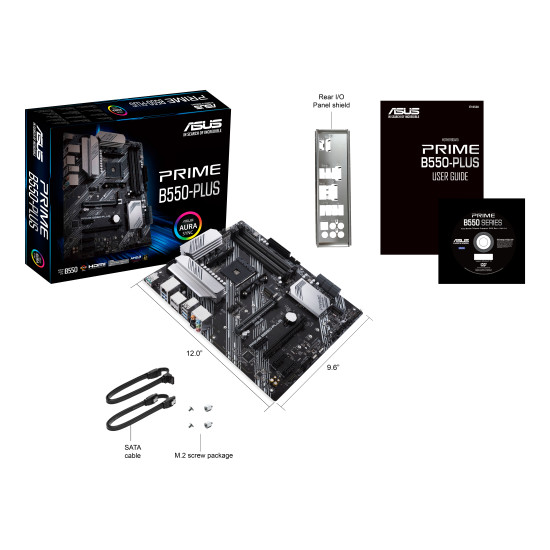ASUS PRIME B550-PLUS AMD B550 Socket AM4 ATX ASUS PRIME B550-PLUS AMD B550 Socket AM4 ATX