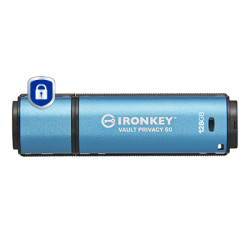 128GB IronKey Vault Privacy 50 AES-256 Encrypted, FIPS 197