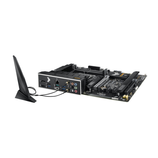 Mainboard|ASUS|Intel B760 Express|LGA1700|ATX|Memory DDR5|Memory slots 4|2xPCI-Express 3.0 1x|1xPCI-Express 3.0 16x|1xPCI-Express 5.0 16x|3xM.2|1xHDMI|1xDisplayPort|1xUSB 2.0|4xUSB 3.2|1xUSB-C|1xOptical S/PDIF|1xRJ45|5xAudio port|TUFGAMINGB760-PLUSWIFI Mainboard|ASUS|Intel B760 Express|LGA1700|ATX|Memory DDR5|Memory slots 4|2xPCI-Express 3.0 1x|1xPCI-Express 3.0 16x|1xPCI-Express 5.0 16x|3xM.2|1xHDMI|1xDisplayPort|1xUSB 2.0|4xUSB 3.2|1xUSB-C|1xOptical S/PDIF|1xRJ45|5xAudio port|TUFGAMINGB760-PLUSWIFI
