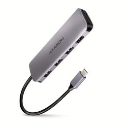 HMC-HCR3A 3x USB-A+ HDMI+ SD/microSD USB-C 3.2 Gen 1 hub 20cm