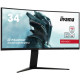 iiyama G-MASTER GCB3480WQSU-B1 computer monitor 86.4 cm (34") 3440 x 1440 pixels UltraWide Quad HD LCD Black iiyama G-MASTER GCB3480WQSU-B1 computer monitor 86.4 cm (34") 3440 x 1440 pixels UltraWide Quad HD LCD Black