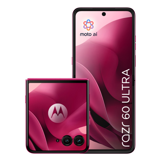 Motorola razr 60 ultra 17.7 cm (6.96") Dual SIM Android 15 5G USB Type-C 16 GB 512 GB 4700 mAh Pink Motorola razr 60 ultra 17.7 cm (6.96") Dual SIM Android 15 5G USB Type-C 16 GB 512 GB 4700 mAh Pink